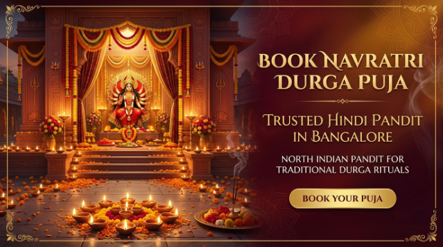 Devotional Navratri ceremony in Bangalore