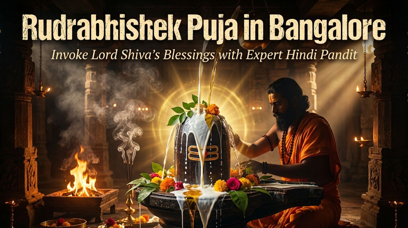 Shiva abhishek ceremony in Bangalore